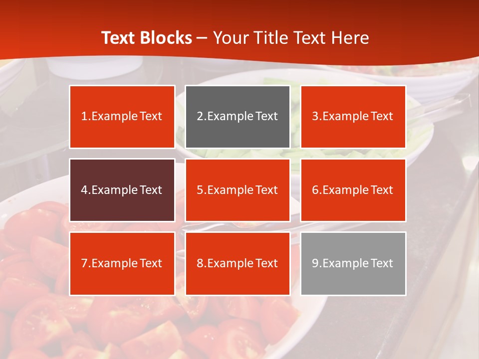 Salad Restaurant Vegetable PowerPoint Template