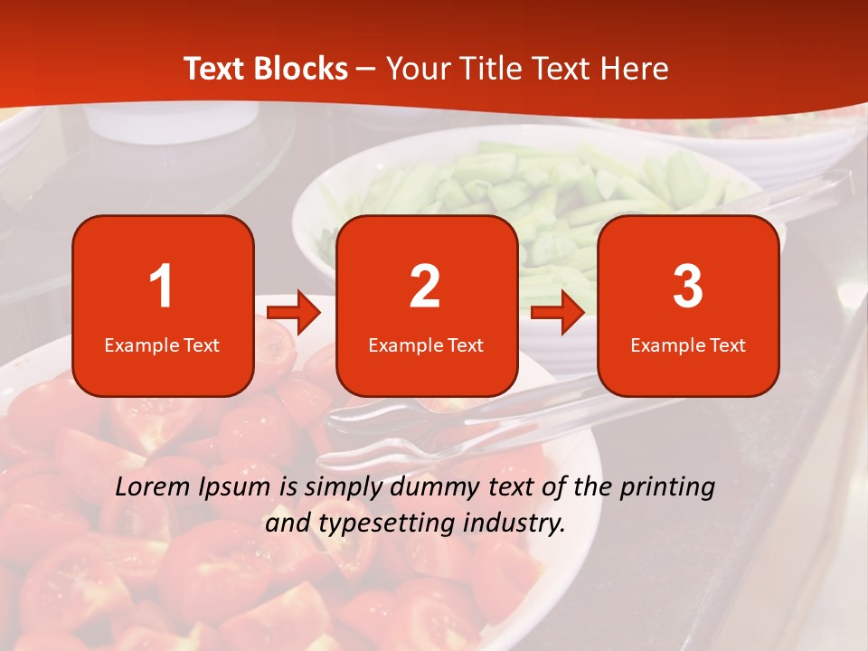 Salad Restaurant Vegetable PowerPoint Template