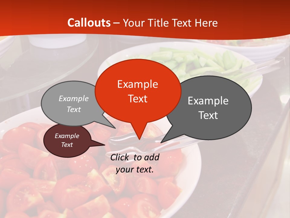 Salad Restaurant Vegetable PowerPoint Template