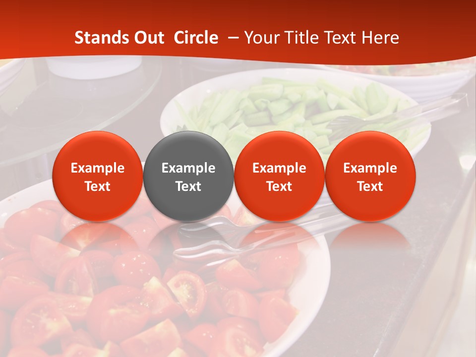 Salad Restaurant Vegetable PowerPoint Template