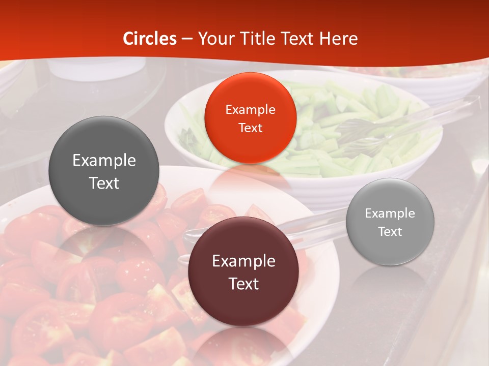 Salad Restaurant Vegetable PowerPoint Template