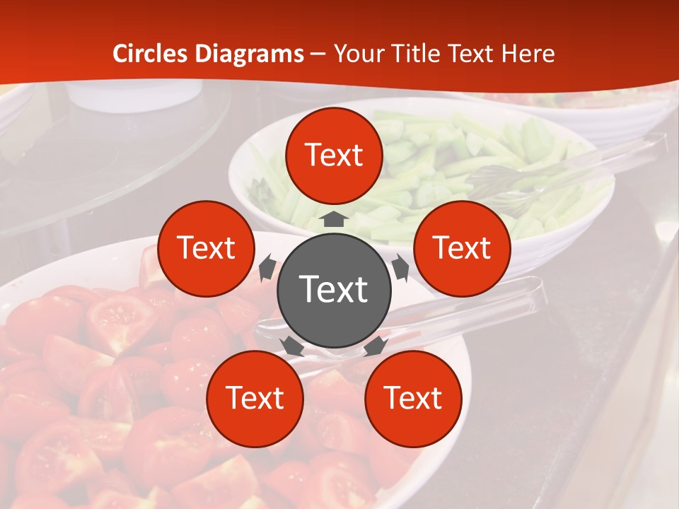 Salad Restaurant Vegetable PowerPoint Template