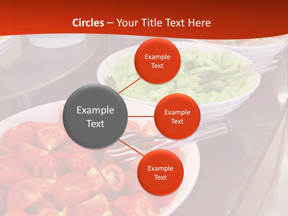 Salad Restaurant Vegetable PowerPoint Template