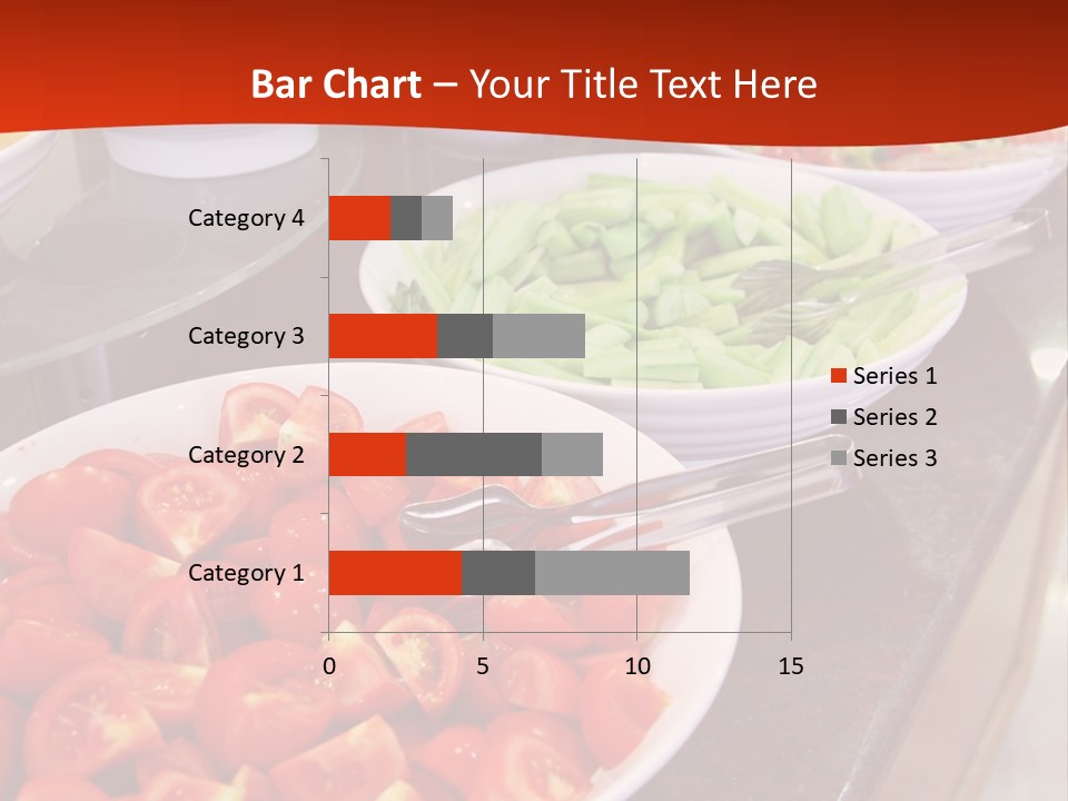 Salad Restaurant Vegetable PowerPoint Template