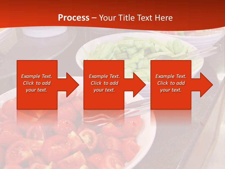 Salad Restaurant Vegetable PowerPoint Template