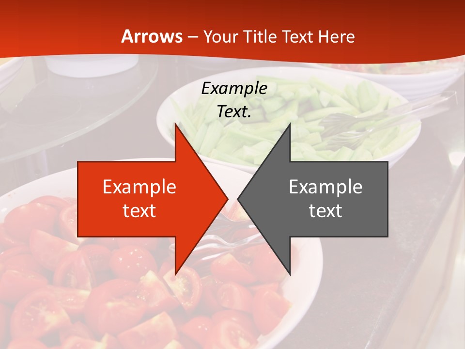 Salad Restaurant Vegetable PowerPoint Template