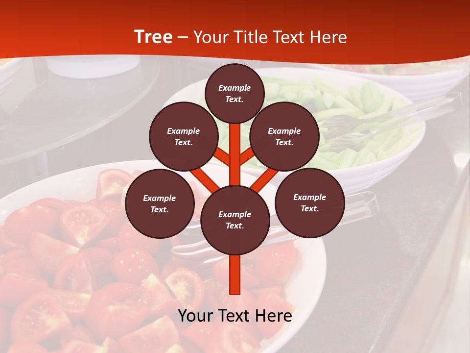 Salad Restaurant Vegetable PowerPoint Template