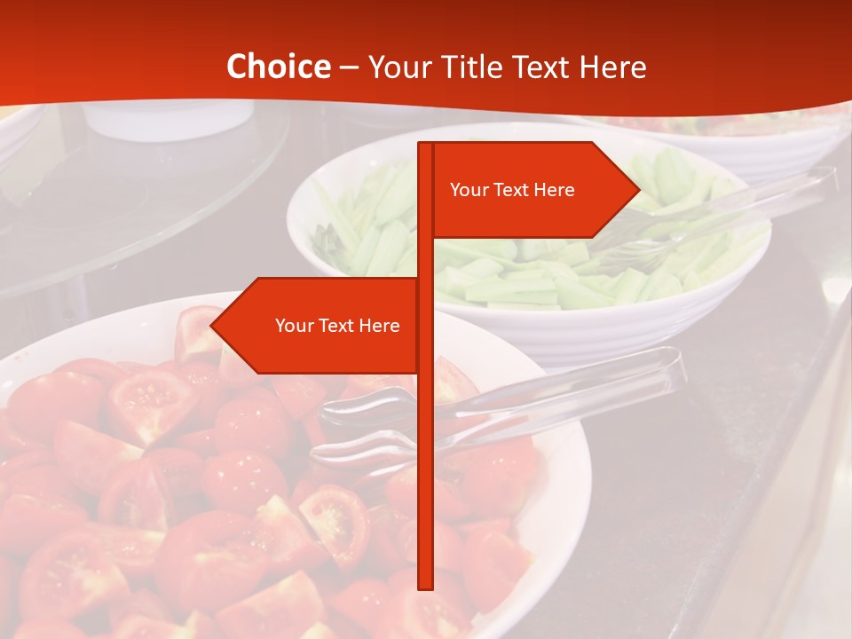 Salad Restaurant Vegetable PowerPoint Template