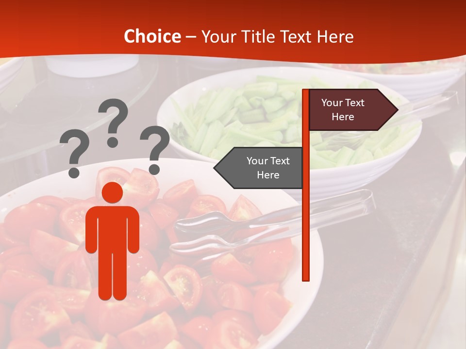 Salad Restaurant Vegetable PowerPoint Template