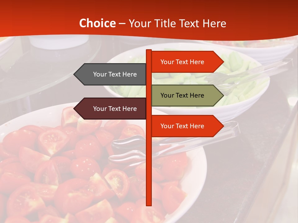 Salad Restaurant Vegetable PowerPoint Template
