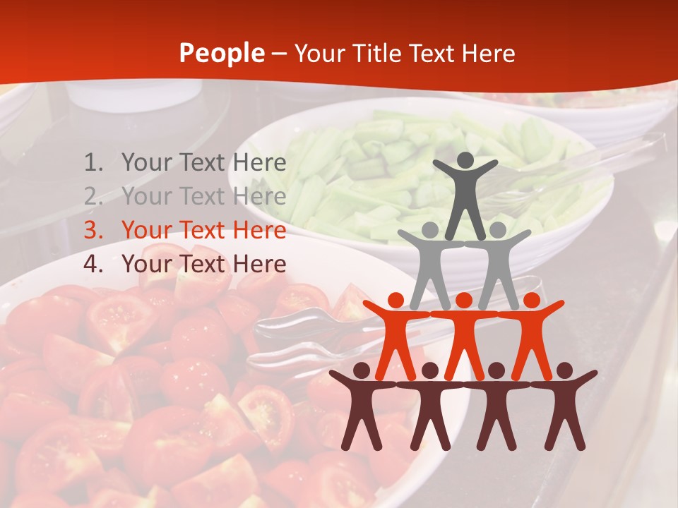 Salad Restaurant Vegetable PowerPoint Template