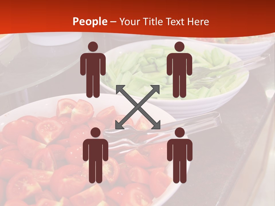 Salad Restaurant Vegetable PowerPoint Template