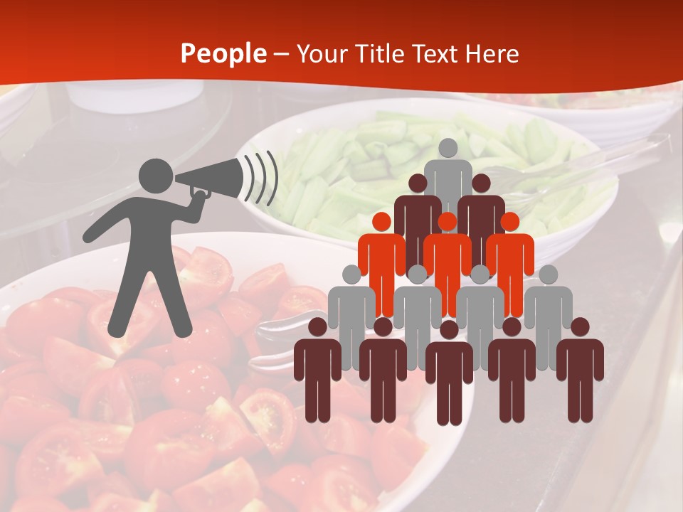 Salad Restaurant Vegetable PowerPoint Template