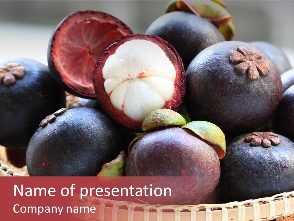 Fruit Organic Produce PowerPoint Template