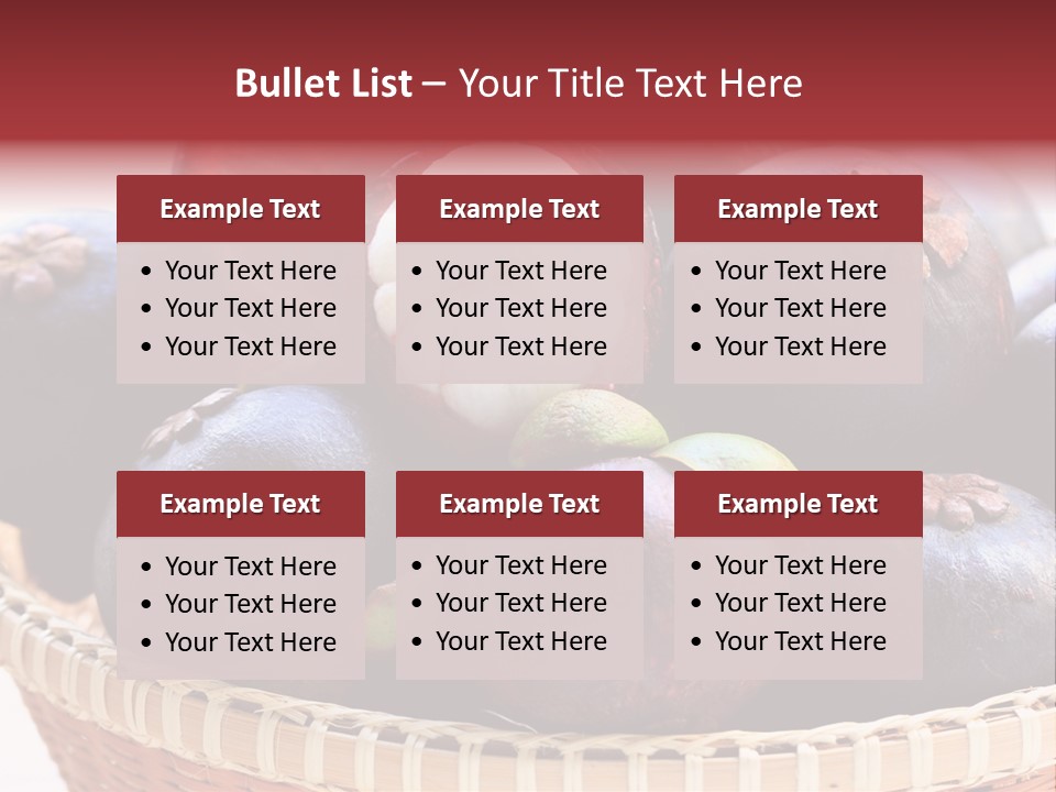 Fruit Organic Produce PowerPoint Template