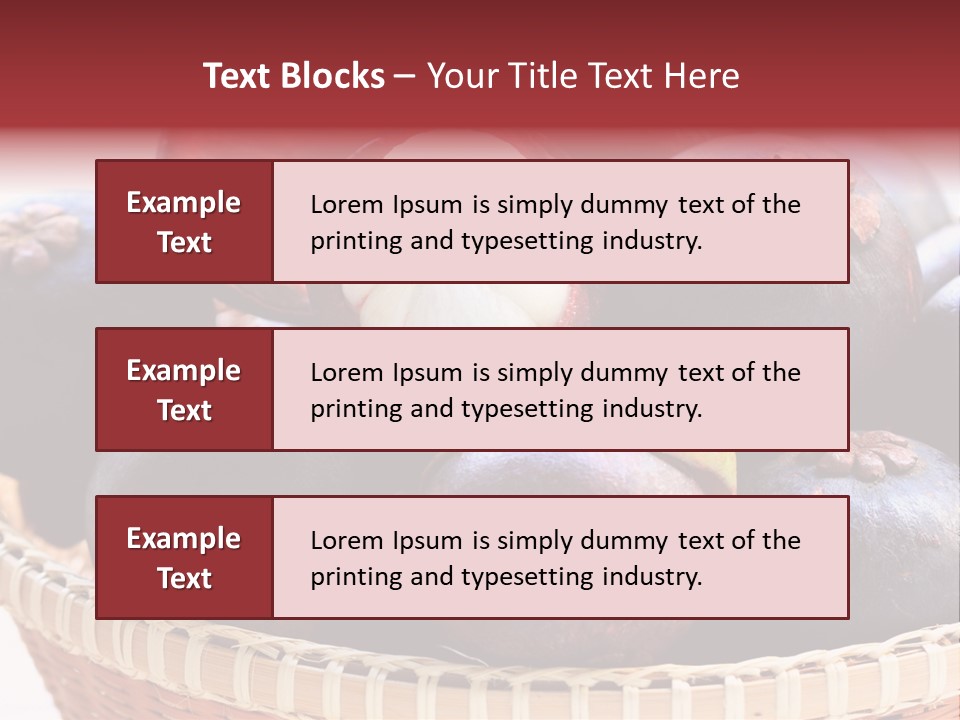 Fruit Organic Produce PowerPoint Template