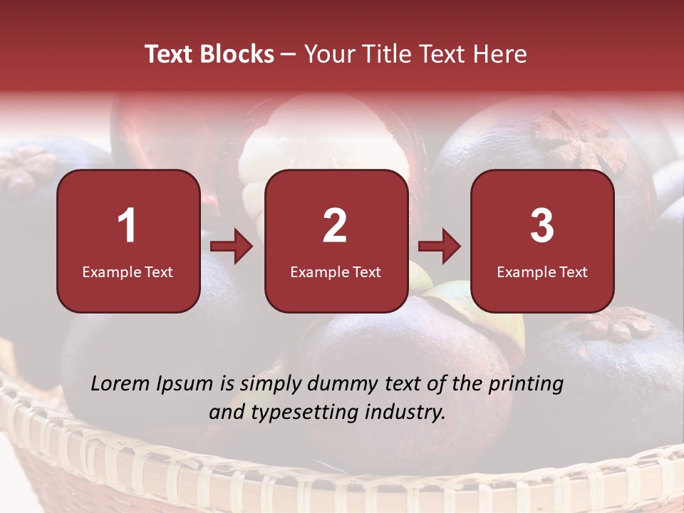 Fruit Organic Produce PowerPoint Template