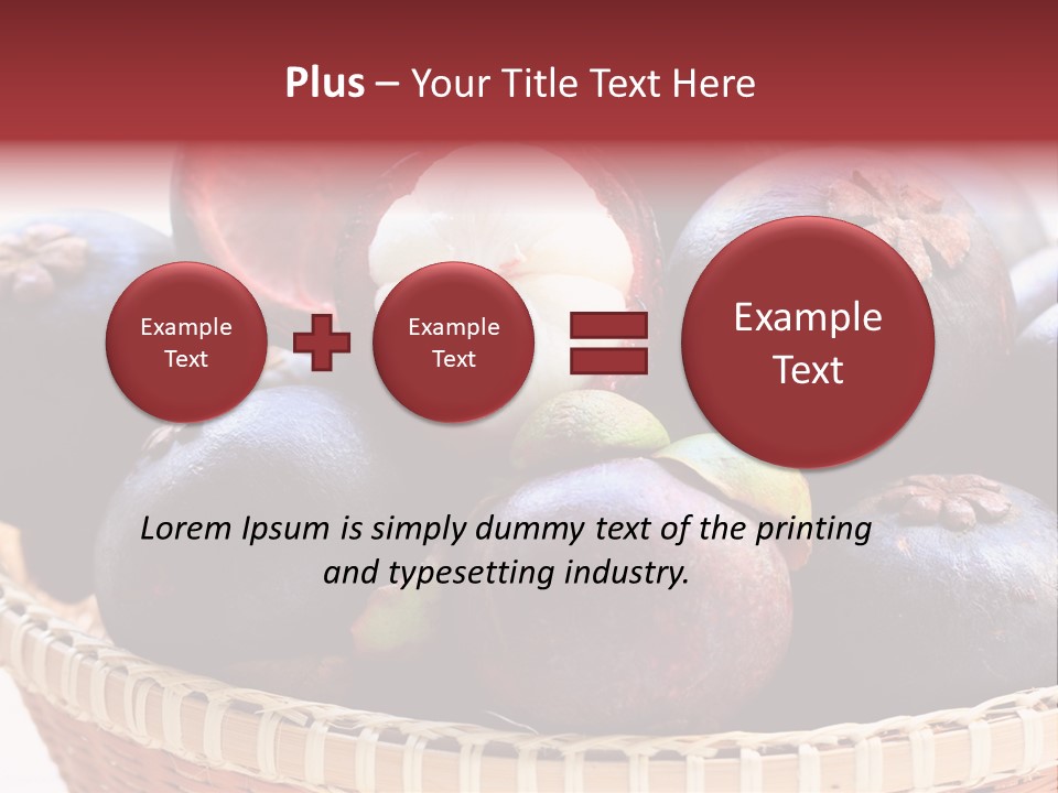 Fruit Organic Produce PowerPoint Template