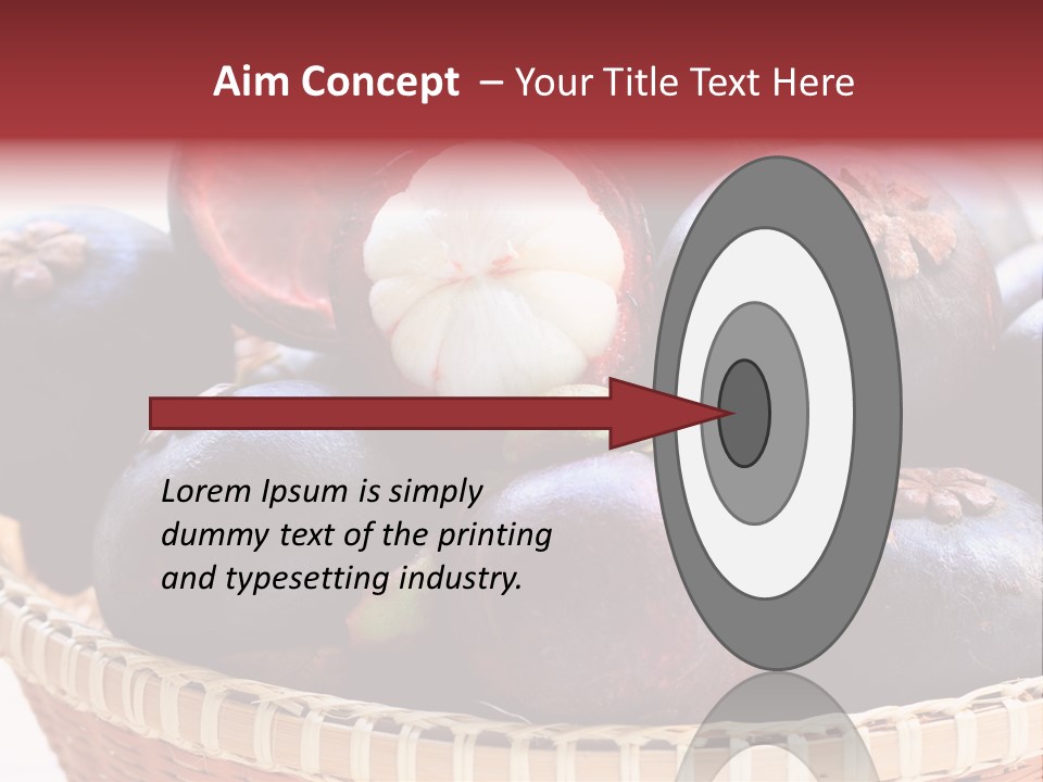 Fruit Organic Produce PowerPoint Template