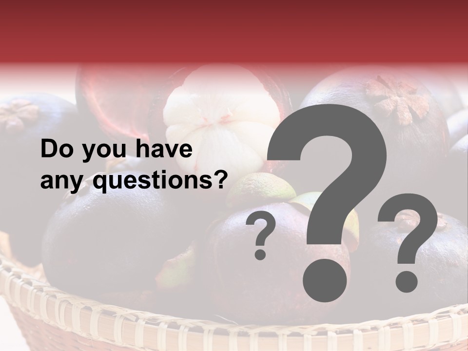 Fruit Organic Produce PowerPoint Template