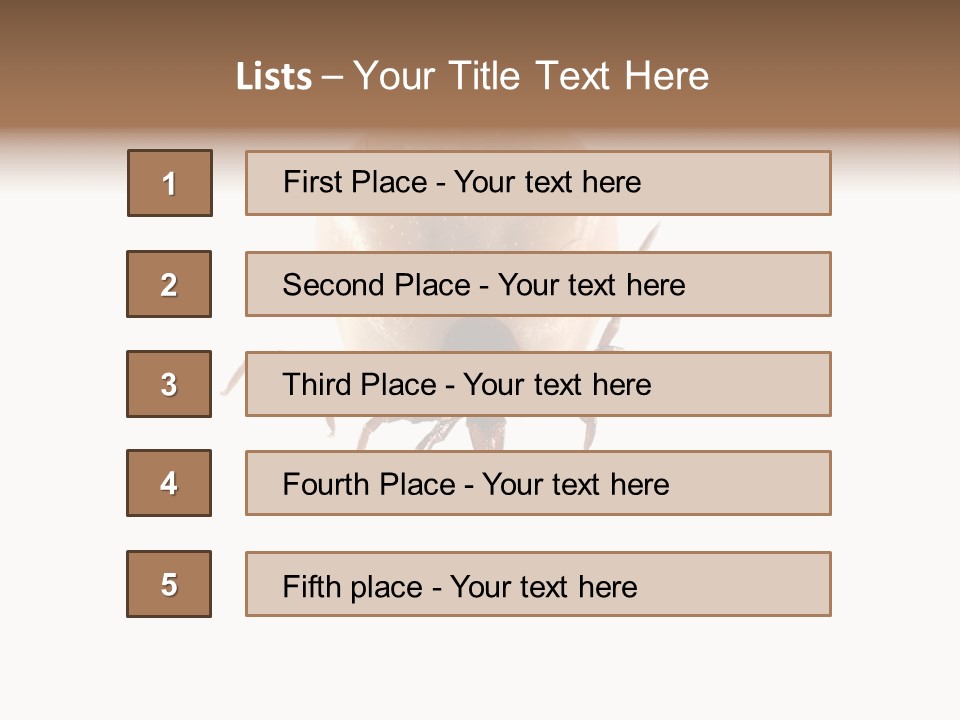 Background Big Parasite PowerPoint Template