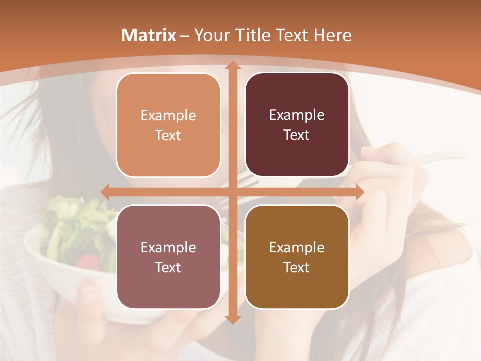 Asian Lady Black PowerPoint Template