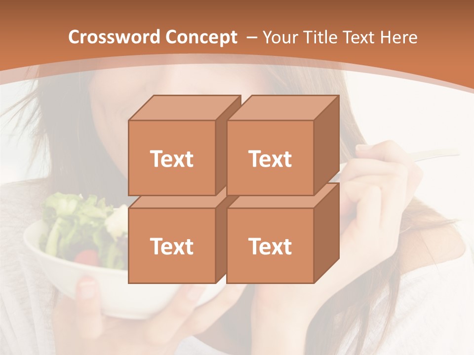 Asian Lady Black PowerPoint Template