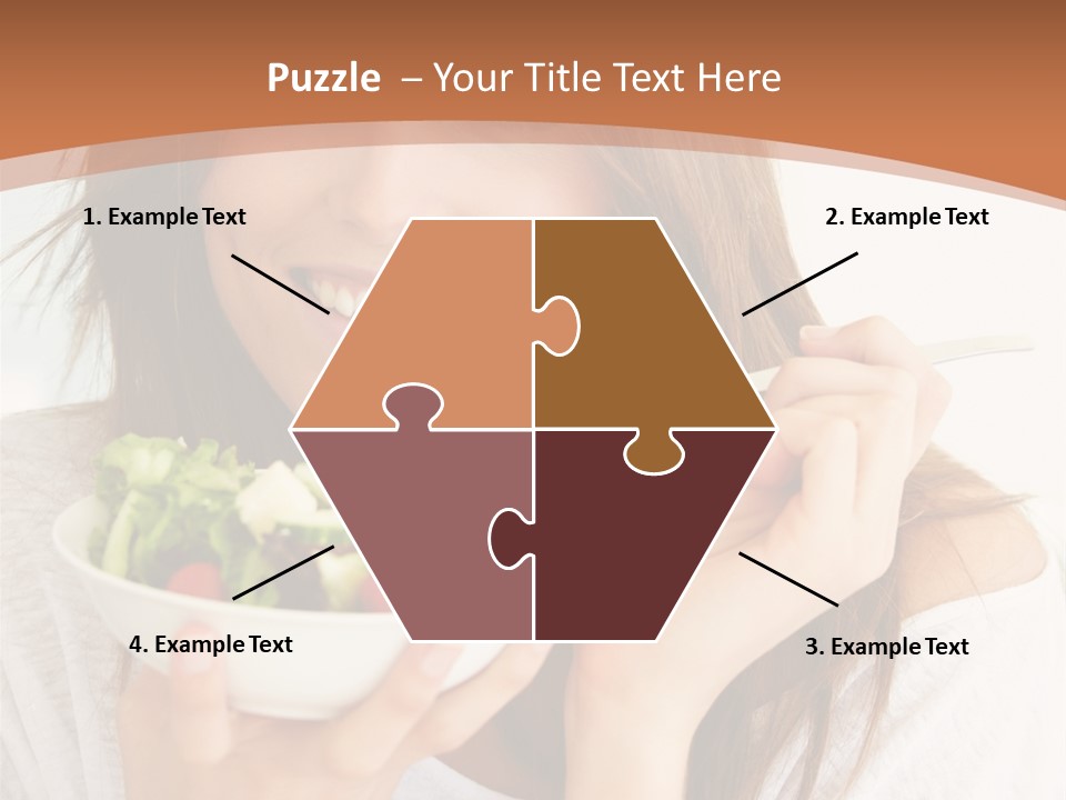 Asian Lady Black PowerPoint Template