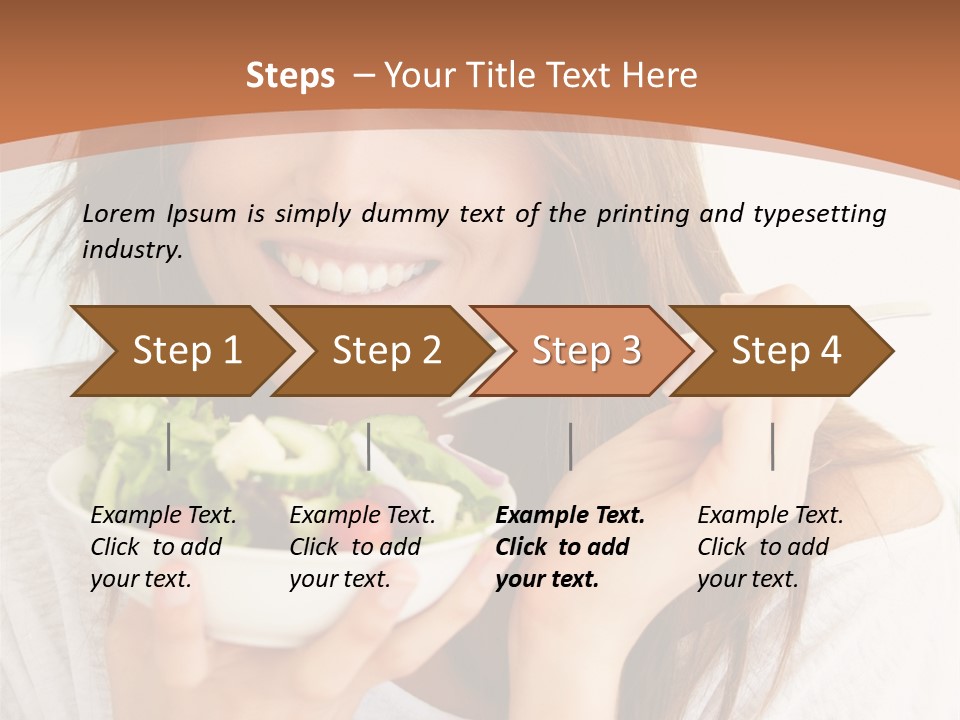 Asian Lady Black PowerPoint Template