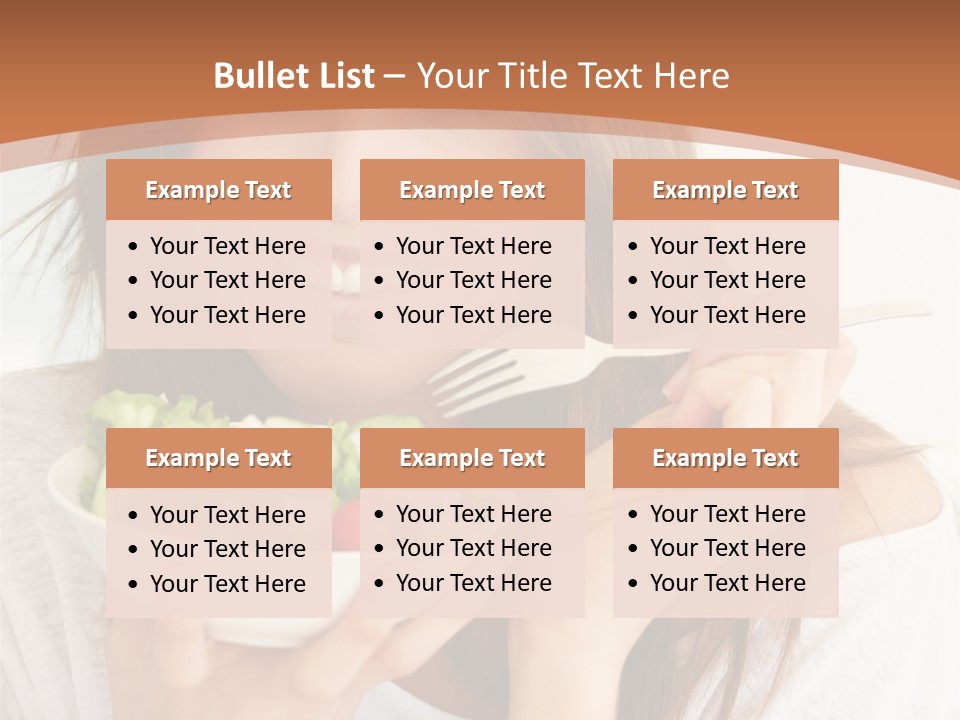 Asian Lady Black PowerPoint Template