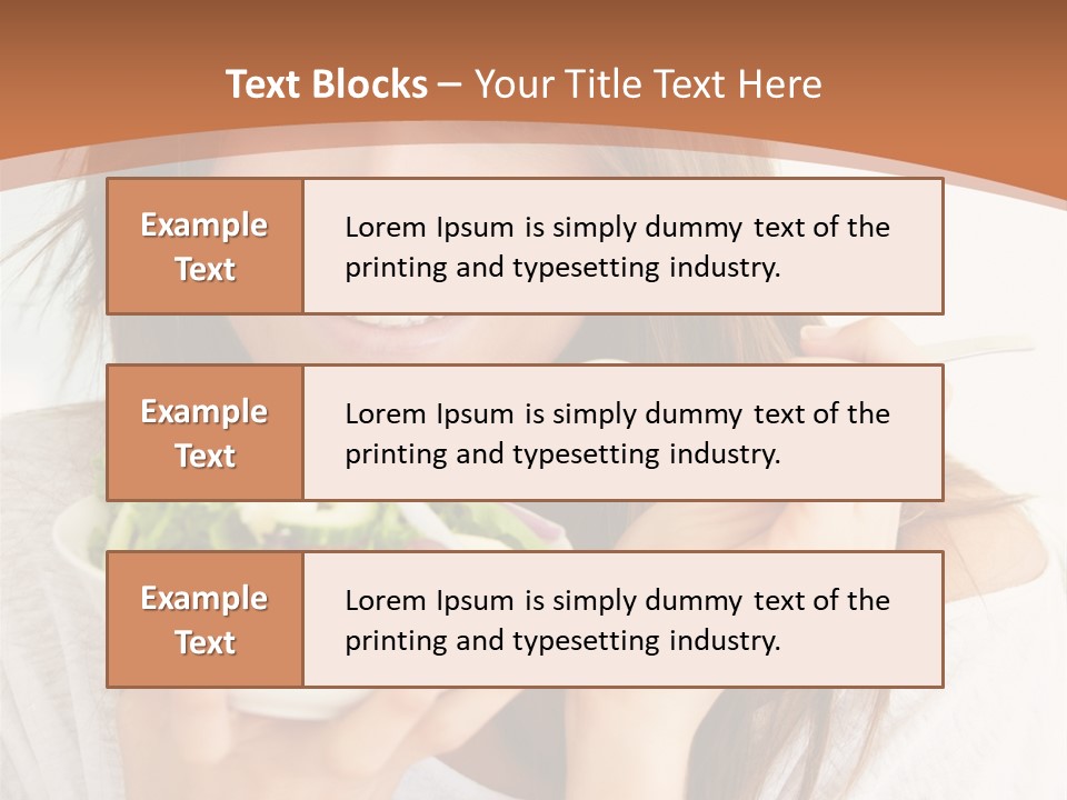 Asian Lady Black PowerPoint Template