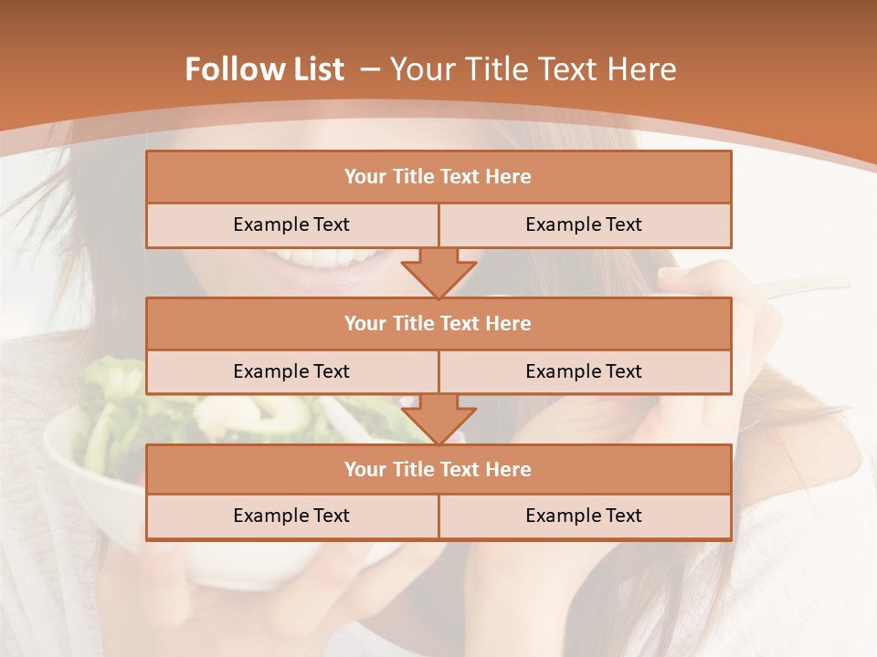 Asian Lady Black PowerPoint Template