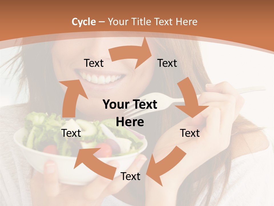 Asian Lady Black PowerPoint Template