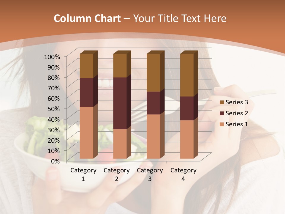 Asian Lady Black PowerPoint Template