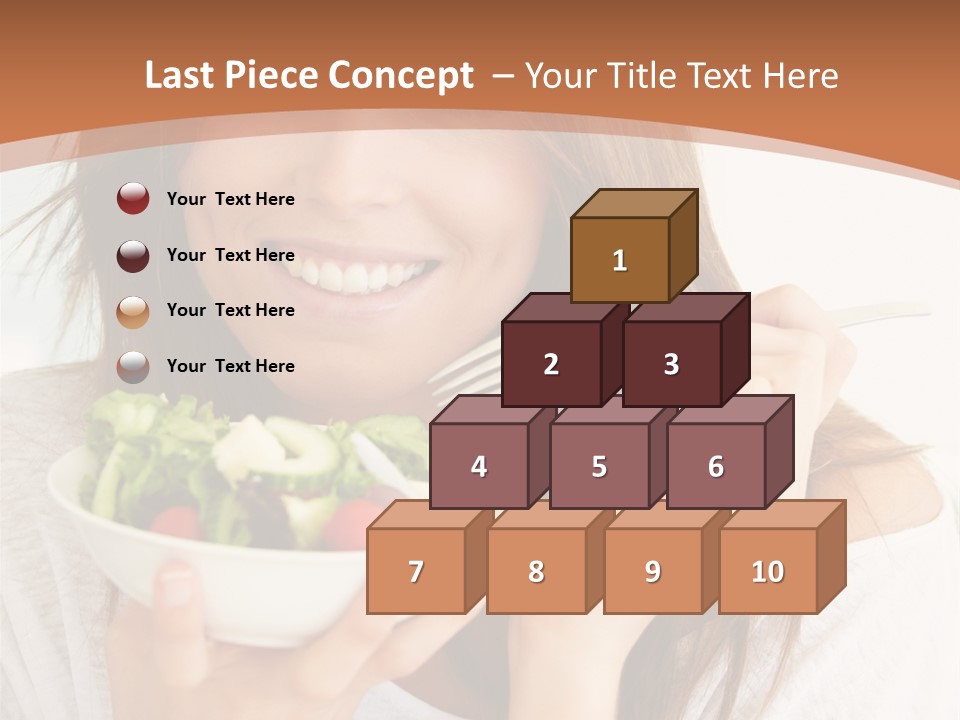 Asian Lady Black PowerPoint Template