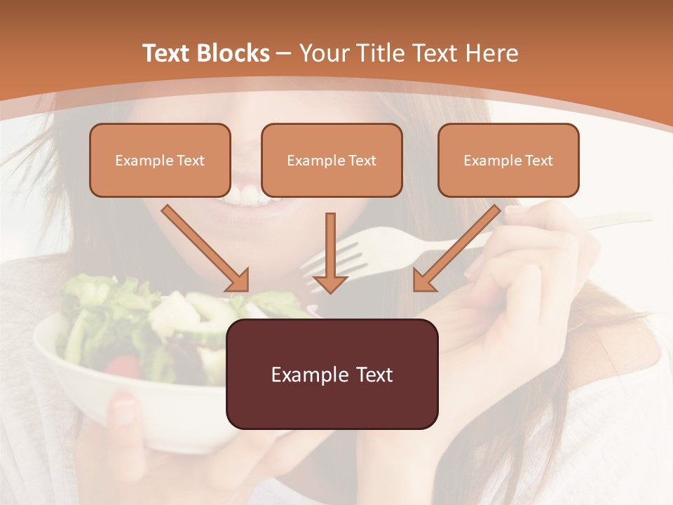 Asian Lady Black PowerPoint Template