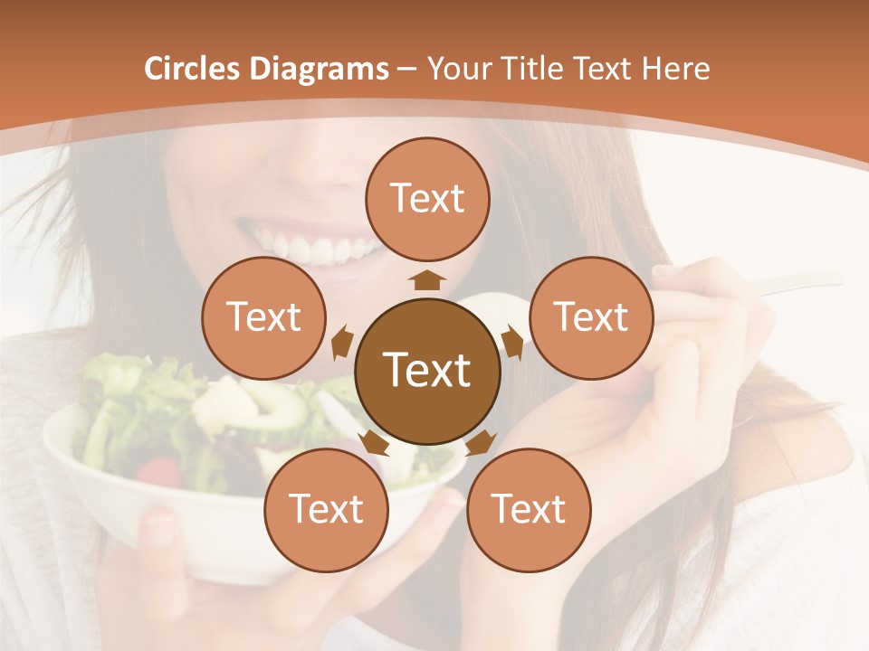 Asian Lady Black PowerPoint Template