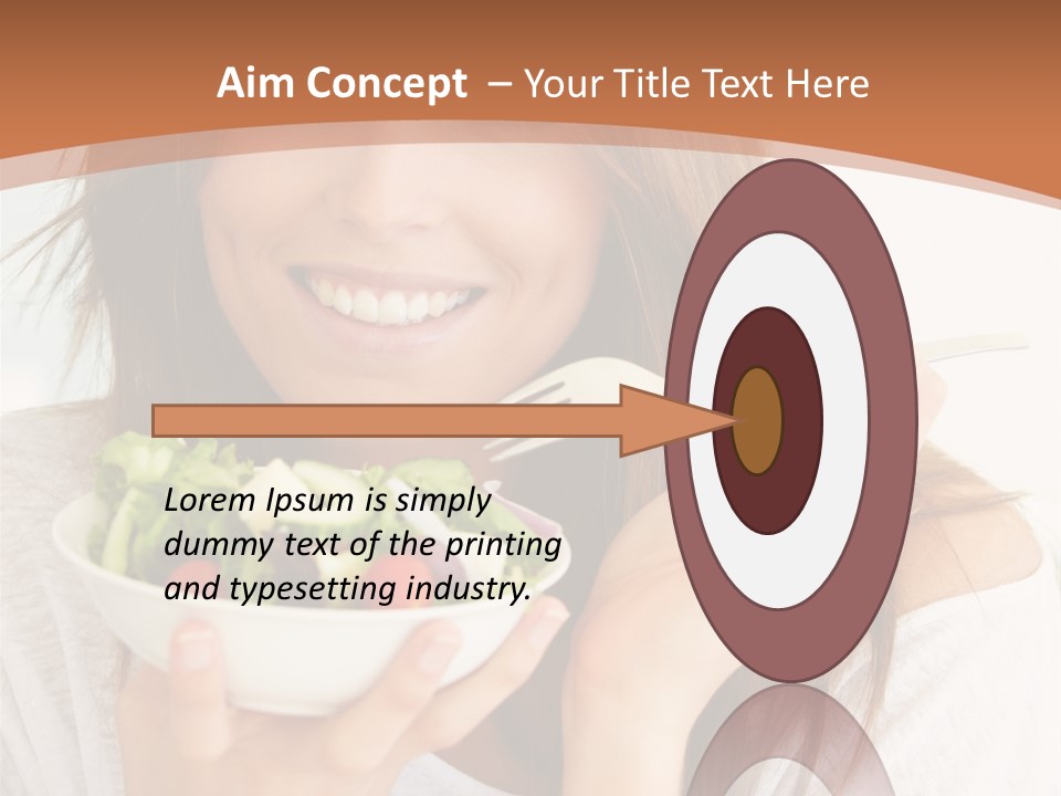 Asian Lady Black PowerPoint Template