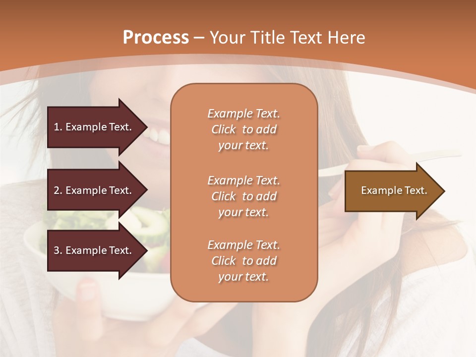 Asian Lady Black PowerPoint Template