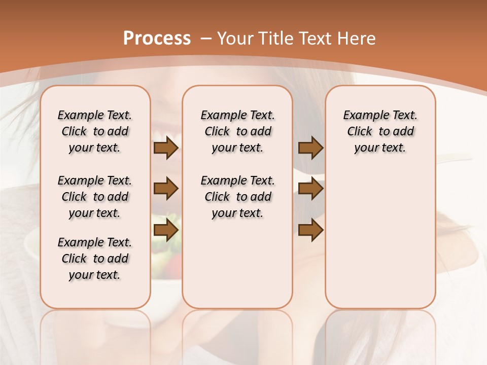 Asian Lady Black PowerPoint Template