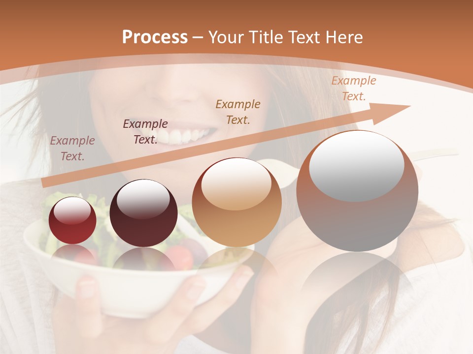 Asian Lady Black PowerPoint Template