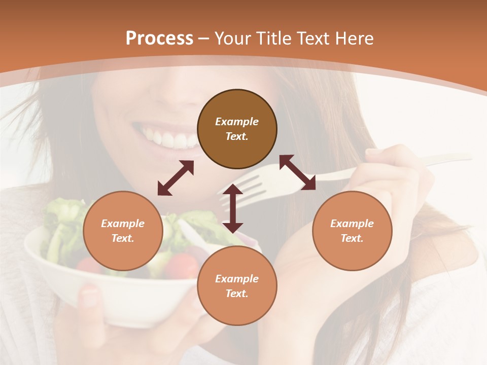 Asian Lady Black PowerPoint Template