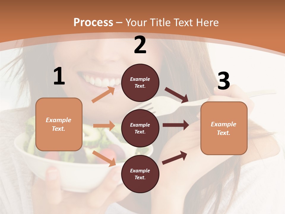 Asian Lady Black PowerPoint Template