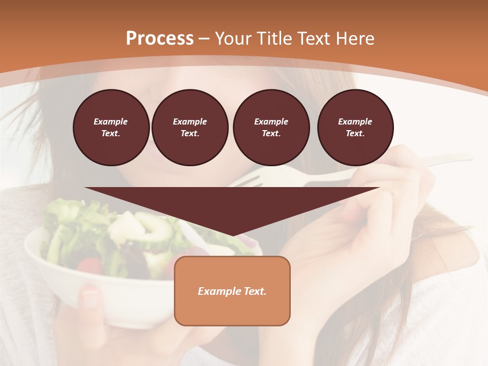 Asian Lady Black PowerPoint Template