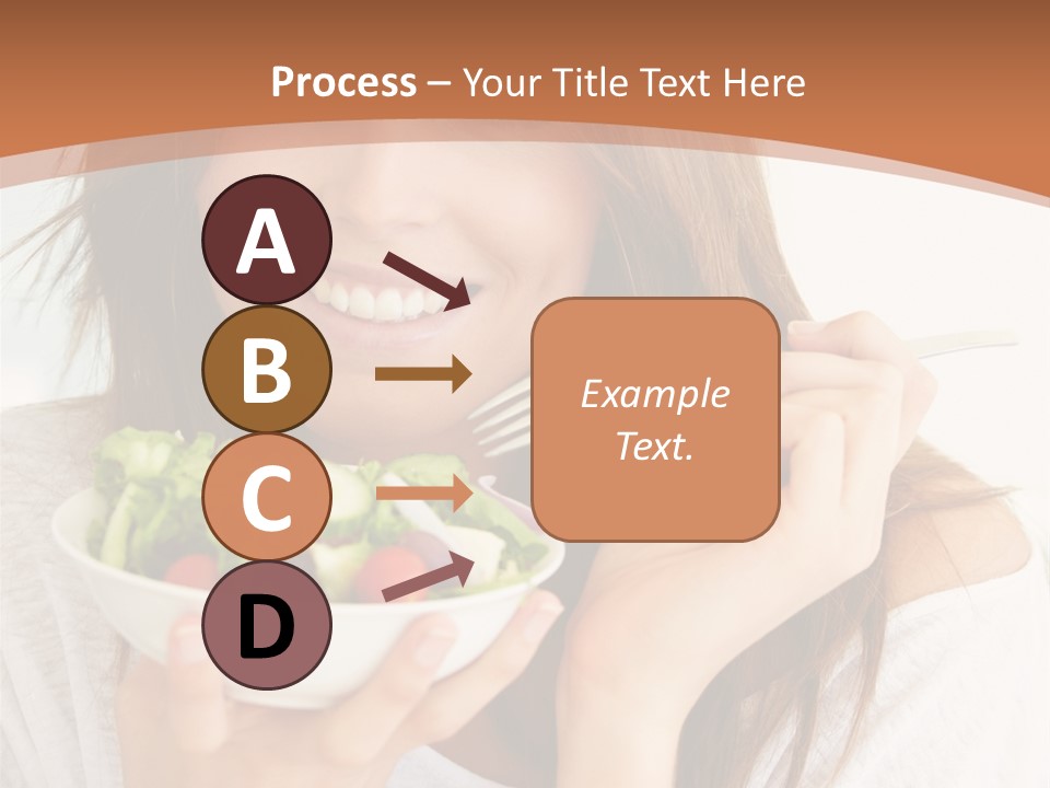 Asian Lady Black PowerPoint Template