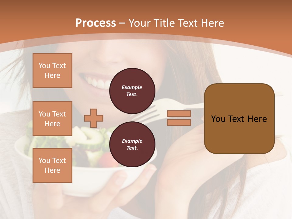 Asian Lady Black PowerPoint Template