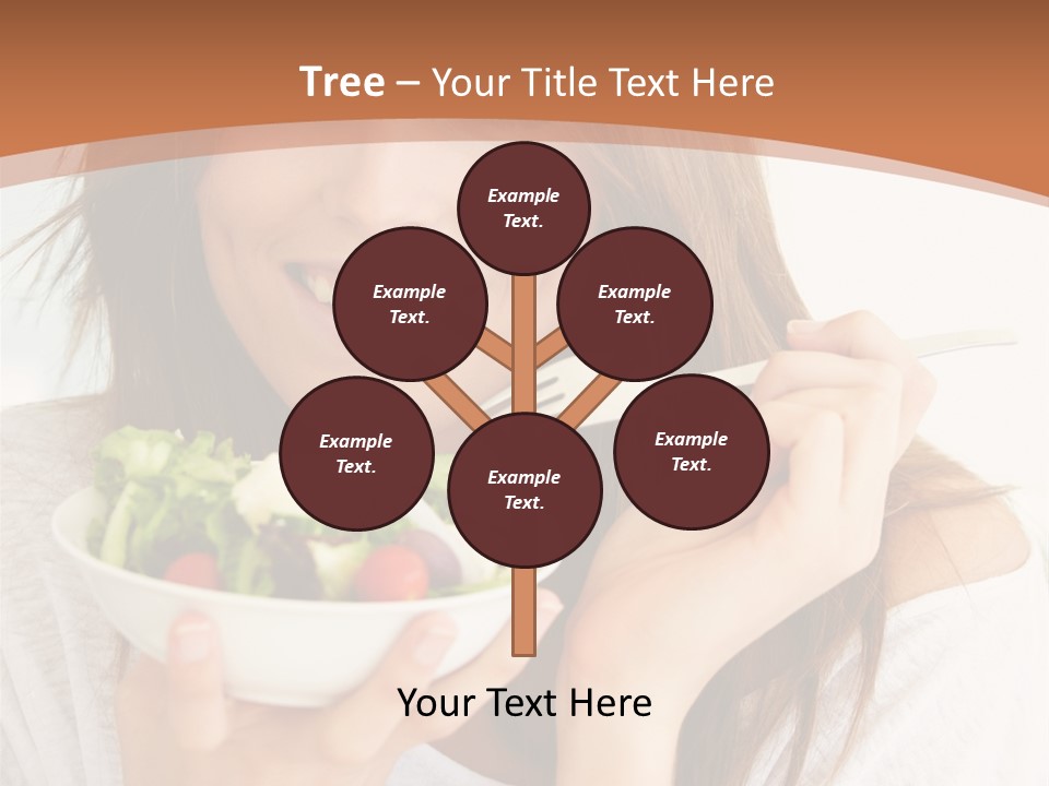 Asian Lady Black PowerPoint Template