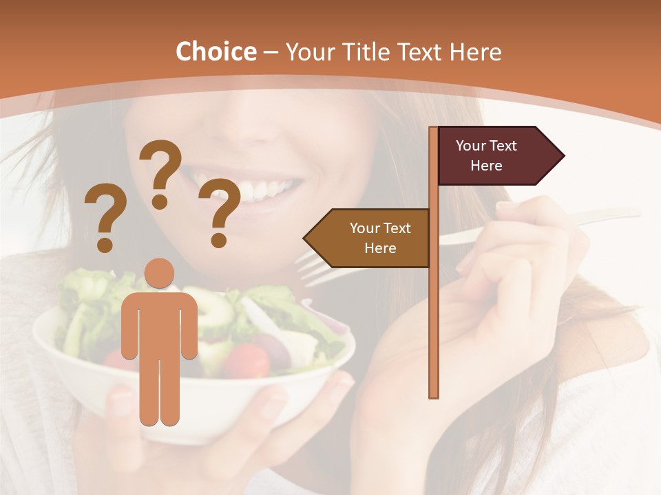 Asian Lady Black PowerPoint Template