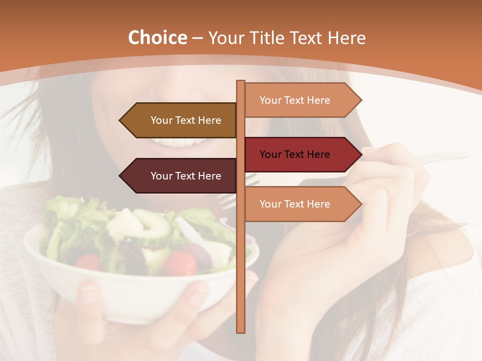 Asian Lady Black PowerPoint Template