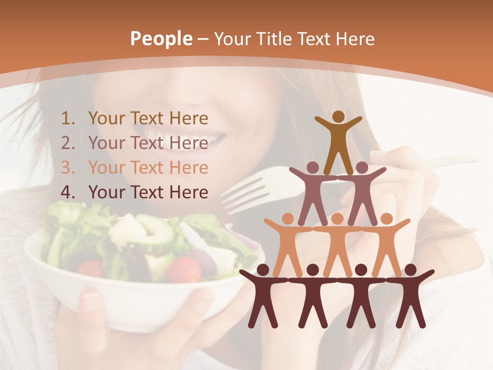 Asian Lady Black PowerPoint Template